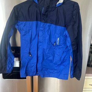 Marmot Black and Gray Jacket rain or ski shell.